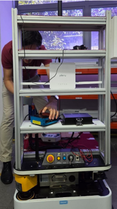 Figure 56: AMR with the fully assembled T-slot aluminium profile